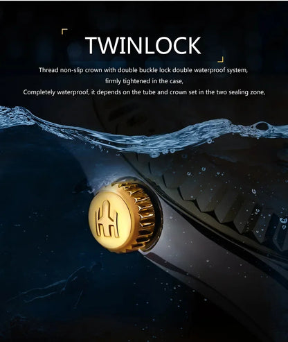 Holuns Luxury Classic 36/41mm Gold Men Watches Japan MIYOTA Quartz Movt Stainless Steel Classic Business Wristwatch Waterproof