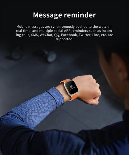 LIGE 600mAh New Ultra Smart Watch Men Bluetooth Call TWS Local Music Sport Clock 1.96'' IP68 Waterproof Relógio Smartwatch Women