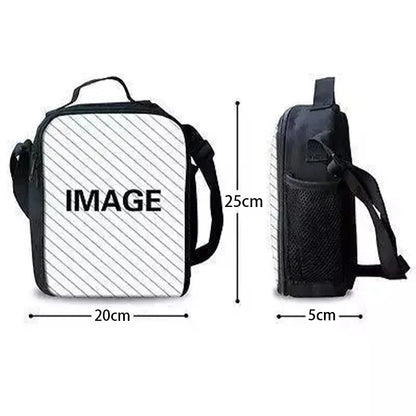 Child Insulated Large F-FortniteS Capacity Bag for Boy Hot Game Girl Student Outdoor Picnic Resuable Thermal Cooler Lunch Box