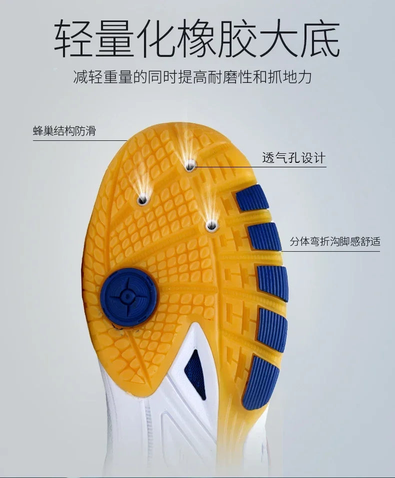 Men's Professional Table Tennis Shoes Couple Badminton Shoes Competition Tennis Training Sneakers Men's Sports Shoes Zapatillas