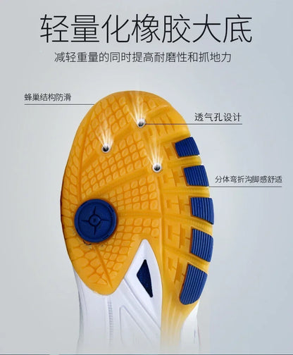 Men's Professional Table Tennis Shoes Couple Badminton Shoes Competition Tennis Training Sneakers Men's Sports Shoes Zapatillas