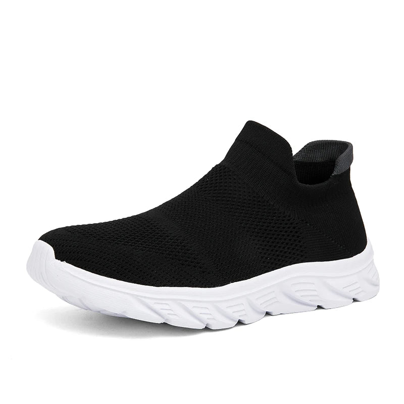 Breathable Men Casual Shoes Slip on Male Vulcanized Shoes Lightweight Men's Casual Sneakers Soft Anti-slip Flats Outdoor Loafers