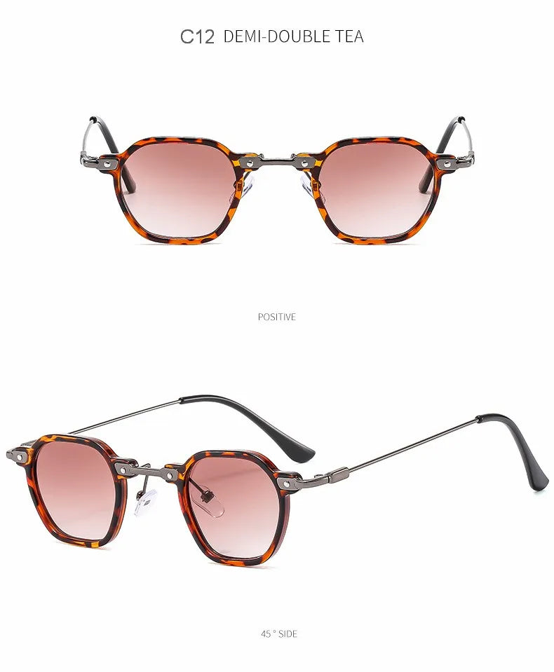 Ochelari de soare mici, pătrați, pentru călărie și condus, pentru femei și bărbați, de marcă, de designer, cu ramă metalică, ochelari de soare, Oculos De Sol, UV400