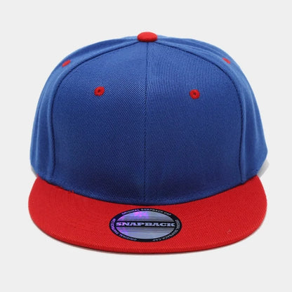 Hot Sale Cap Plain Snapback High Quality Adult Hip Hop Baseball Cap Men Women Outdoor Leisure Fashionable color blocked Hat