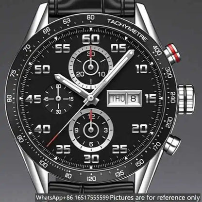 43mm Luxusuhr für Herren aus 904L-Stahl mit Quarzwerk – exquisite Tradition und handwerkliche Exzellenz