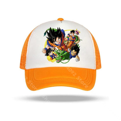 Dragon Ball Baseball Caps Anime Character Printed Sun Hat Kids Adults Summer Breathable Casual Hats Adjustable Peaked Cap Gifts
