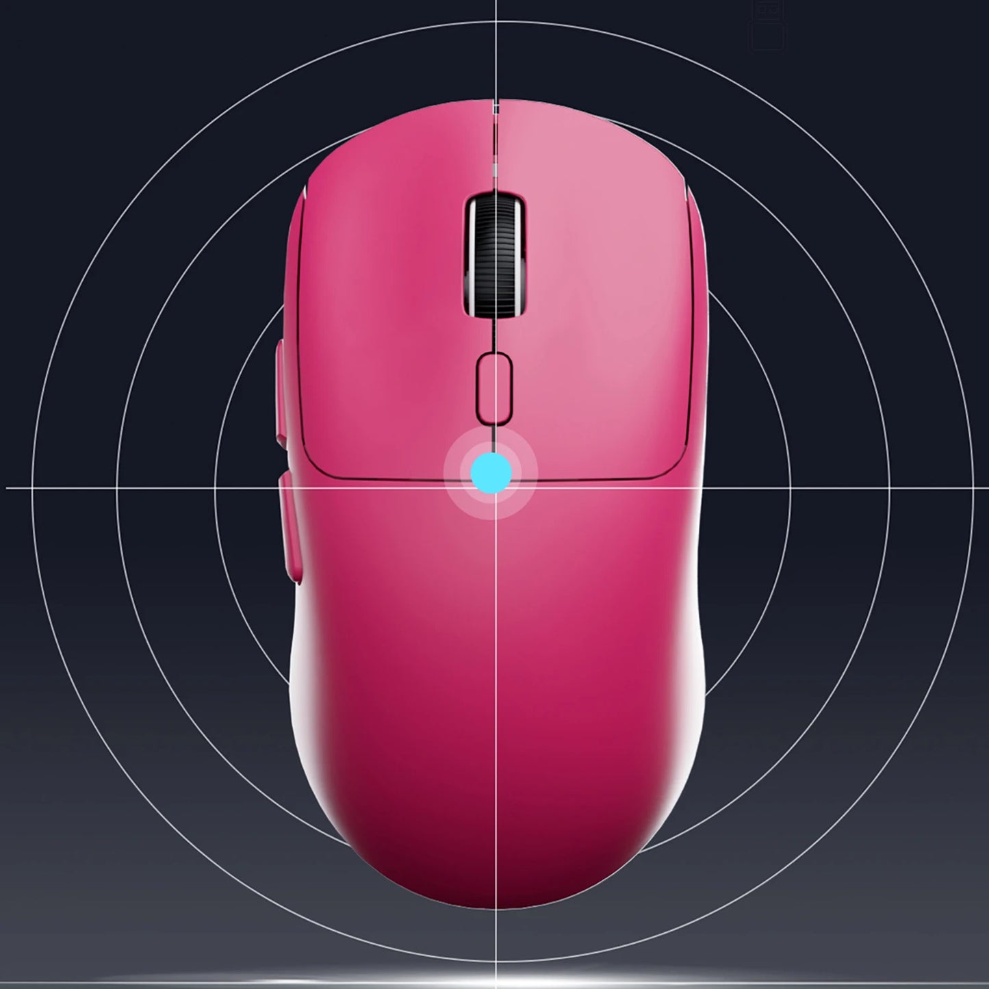 Bluetooth gaming miš, punjivi miš za gamere PAW3395, lagan ergonomski bežični miš za esport