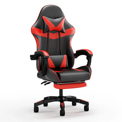 Cadeira Gaming Ergonómica para Secretária, Cadeira Gaming Reclinável para Escritório em Casa com Apoio Lombar para Sessões Prolongadas