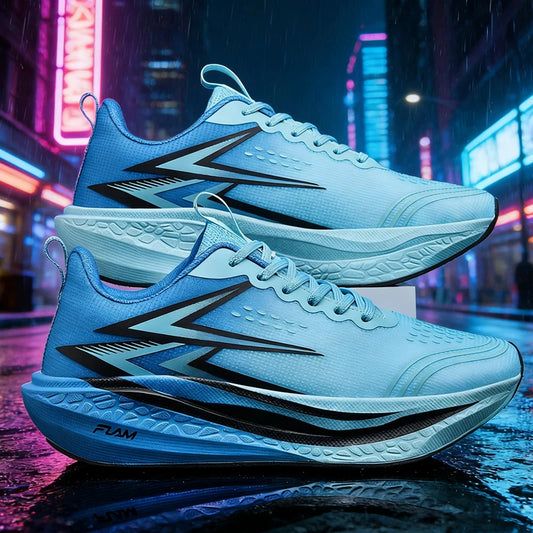 Sports Running Shoes Speciality Marathon Men Breathable Lightweight Carbon Board Women's Comfortable Athletic Nonskid Sneakers