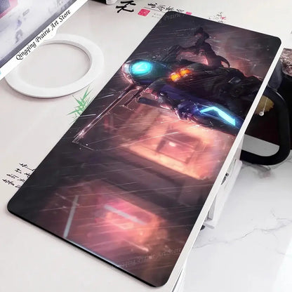 Ana Shrike Overwatch Mousepad Mouse Mat Desk Mat With Pad Gaming Accessories Prime Gaming XXL Keyboard Pad Padding Mat