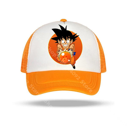 Dragon Ball Baseball Caps Anime Character Printed Sun Hat Kids Adults Summer Breathable Casual Hats Adjustable Peaked Cap Gifts