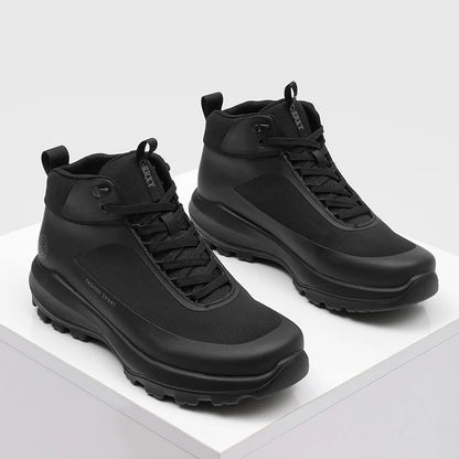 Chaussures de randonnée pour hommes, modèle montant, pour activités de plein air, antidérapantes, résistantes à l’usure, avec semelle épaisse, protection anti-choc pour les orteils, tissu en maille respirant, bottes