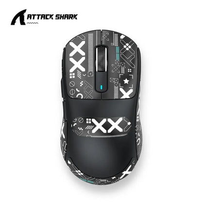 ATTACK SHARK X3 Ultra-Light Wireless Mouse - Tri-Mode 2.4G/BT/Wired, PAW3395 26000DPI, 55g, Macro, for Gaming/Xbox/PS/PC/Mac