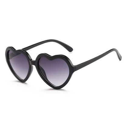 Ochelari de soare eleganți pentru copii, roz trandafiriu, cu inimioare, protecție UV400, ramă reglabilă, pentru băieți, fete, bebeluși și copii mici de 0-12 ani