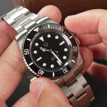 Watchdives WD1680Q V2 Men Watch VH31 Sweep Second Quartz Movement AR Sapphire Luminous BGW9 20Bar Waterproof Steel Wristwatches