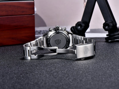 ROSSITIMI Urban Premium Men Quartz Watch Light Luxury Sports Stainless Steel VK63 Tachymeter Luminous 100m Diving Luminous Watch