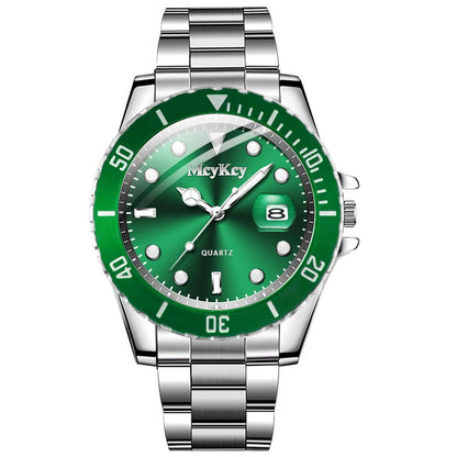 Luxury Large Dial Men Business  Watches Fashion Calendar Men's Quartz Watch Reloj Hombre