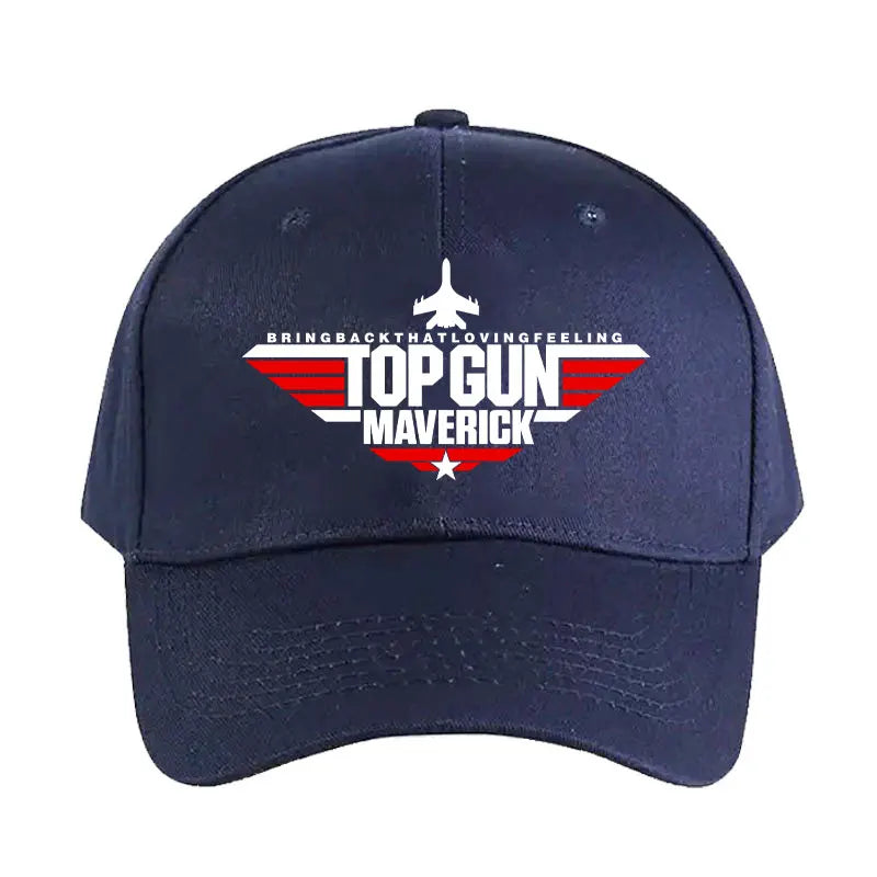 TOP GUN MAVERICK Men Classic Vintage Baseball Cap Adjustable Dad Hat with Curved Brim Casual Outdoor Sports