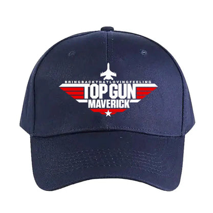 TOP GUN MAVERICK Men Classic Vintage Baseball Cap Adjustable Dad Hat with Curved Brim Casual Outdoor Sports