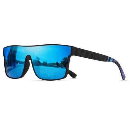 Ochelari de soare sport clasici, pătrați și la modă – brațe cu model, unisex, pentru ciclism, drumeții, călătorii – cadoul perfect