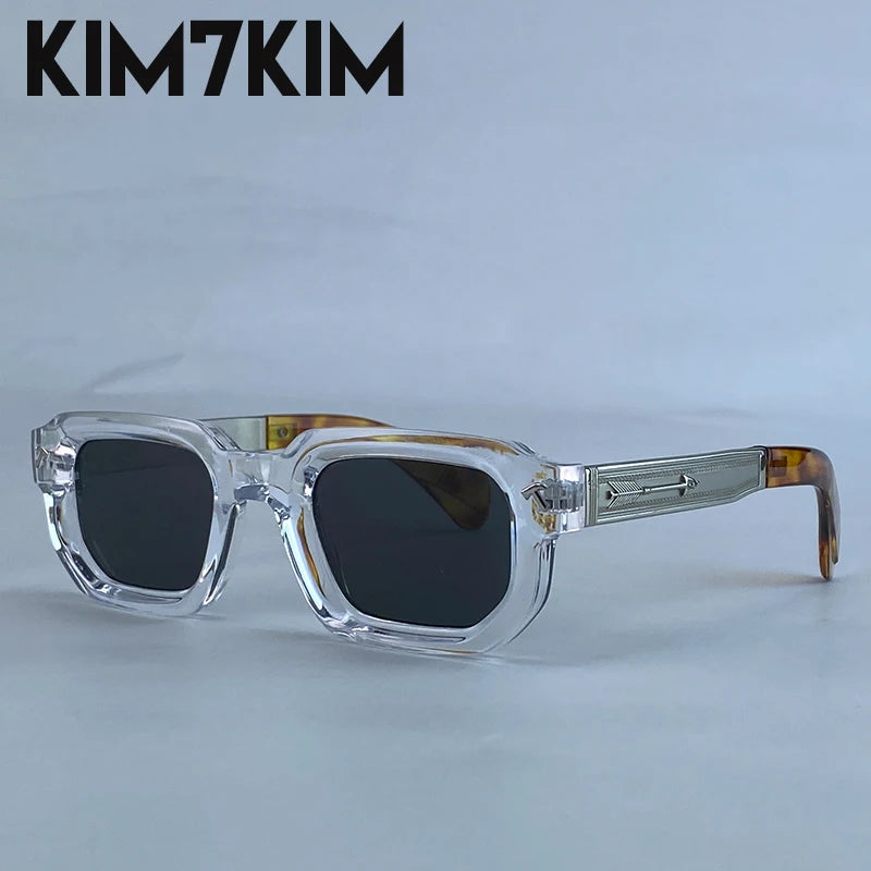 Ochelari de soare polarizați, pătrați, în stil punk, pentru bărbați, de marcă de lux, clasici, dreptunghiulari, cu protecție UV400, pentru șofat, la modă, pentru activități în aer liber