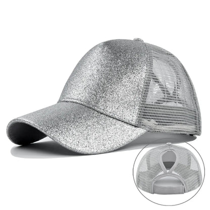 2023 Women Summer Ponytail Baseball Cap Cotton Camouflage Print Mesh Hat Adjustable Sports Golf Hat Girl Outdoor Casual Sun Hat