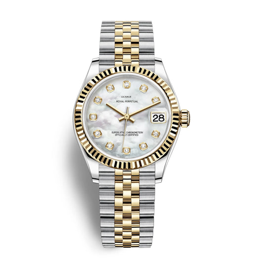 LGXIGE Quartz Elegant Dress Wristwatch Luxury Stainless Steel Waterproof Watch For Women Date Display Original Woman Wrist Watch