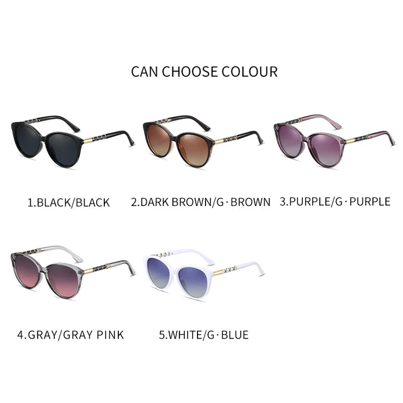 Ochelari de soare polarizați REXXAR Cat Eye pentru femei și bărbați, ochelari de soare sexy și la modă, de marcă, pentru cumpărături și petreceri, pentru bărbați și femei