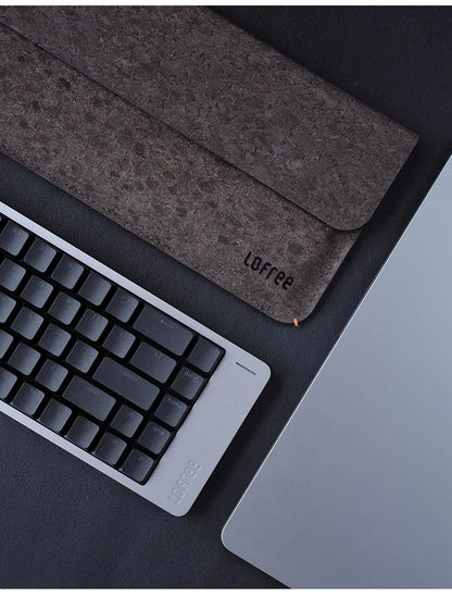 Lofree FLOW2 Mechanische Tastatur fürs Business-Büro, kabellos per Bluetooth und kabelgebunden, leiser und sanfter Klang, kompatibel, geräuscharm, Aluminiumgehäuse