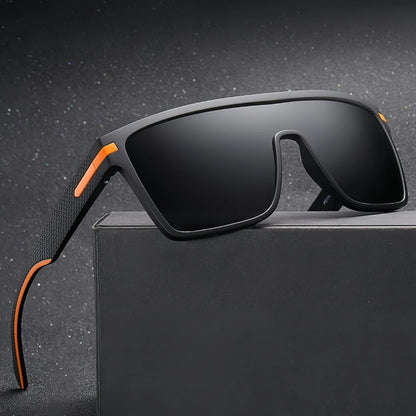 Ochelari de soare de modă pătrați supradimensionați, cu lentile monolitice UV400, pentru condus, vacanță și uz zilnic, unisex, stil retro, clasici și eleganți
