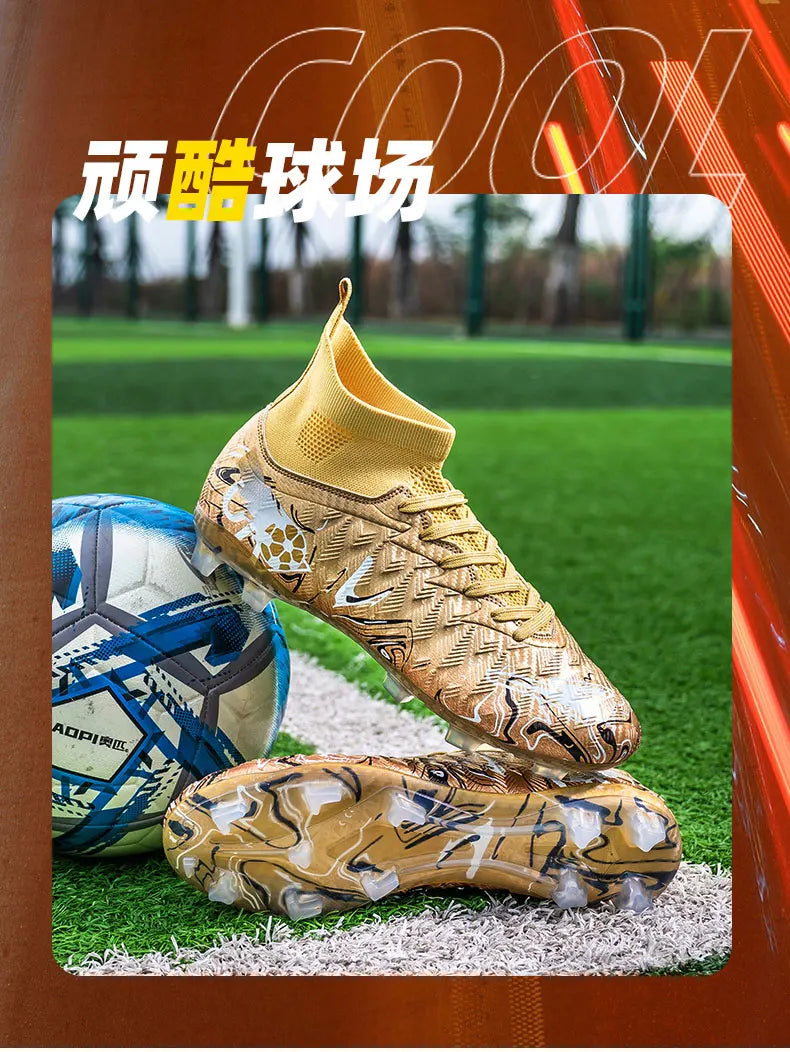 New Men's Professional Soccer Shoes Non-slip Football Boots Unisex Breathable Futsal Sports New Cleats Drop Shipping Ultralight