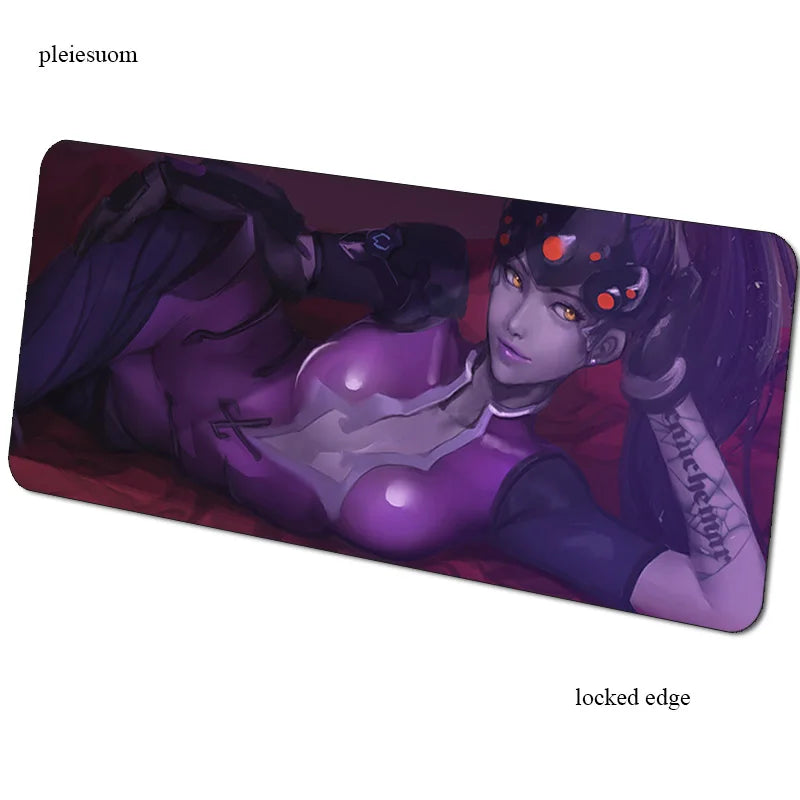 Tappetino mouse gaming Overwatch con stampa HD, 900x400x3mm, tappetino gamer per scrivania computer, mousemat PC economico per notebook