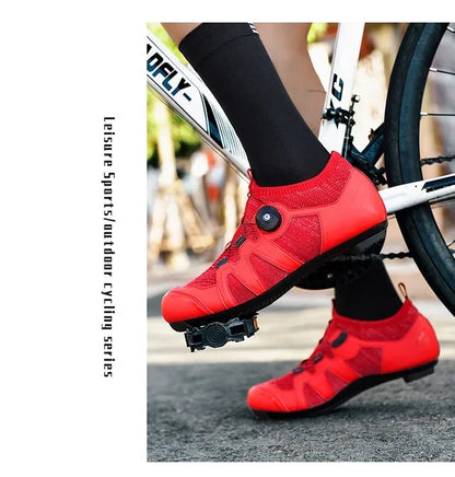 Professional Men's Road Cycling Shoes Breathable Women's MTB Bike Shoes Racing Speed Sneakers Mountain Bicycle Footwear for Shimano
