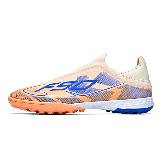 Professional Training TF Soccer Shoes for Men Women Kids PU+Fabric Breathable Wear-Resistant Rubber Sole