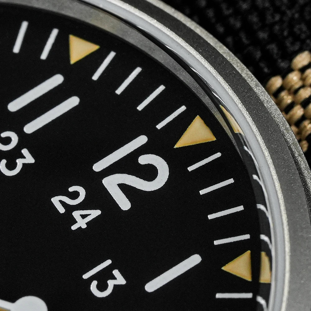 Militado ML07 Quartz Watches VH31/Miyota 2035 Movement Domed Sapphire Crystal Military Watch 100m Waterproof Luminous Mens Watch