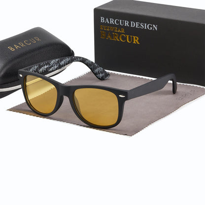 Ochelari de soare sport pentru bărbați și femei marca BARCUR, cu ramă ultra-ușoară din PC de înaltă calitate, protecție UV400, pentru activități în aer liber, conducere și ciclism