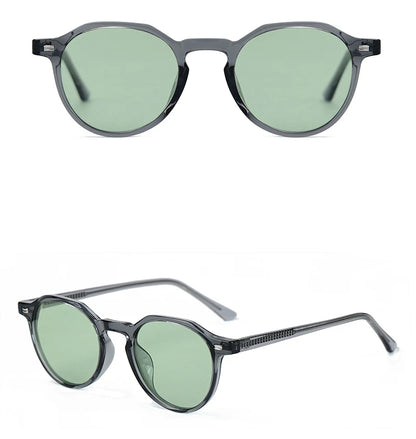 Ochelari de soare de modă Peekaboo TR90, UV400, pentru femei, verzi și maro, polarizați, pentru bărbați și femei, din acetat, unisex, stil de vară