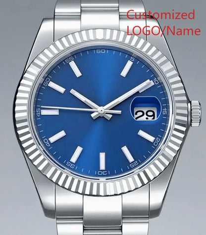 A989 Store Customized Watch Men's Women Automatic Mechanical Watch 36mm 40mm 904L Stainless Steel Black Blue