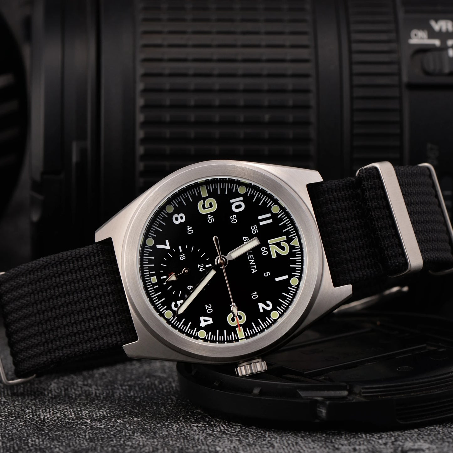 Berlenta VH60 Watch Men 100m Waterproof 316L Steel Wristwatch For Men Top Brand Luxury Male Clock Military Fashion Wrist Wach