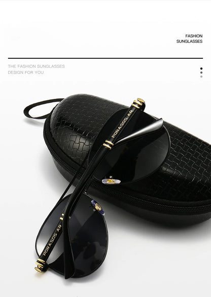Ochelari de soare clasici Big Pilot pentru bărbați și femei, de lux, din metal, negri, de aviație, ochelari de soare pentru bărbați, la modă, pentru condus și vacanță, UV400, ochelari de protecție