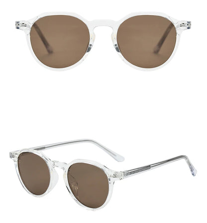 Ochelari de soare de modă Peekaboo TR90, UV400, pentru femei, verzi și maro, polarizați, pentru bărbați și femei, din acetat, unisex, stil de vară