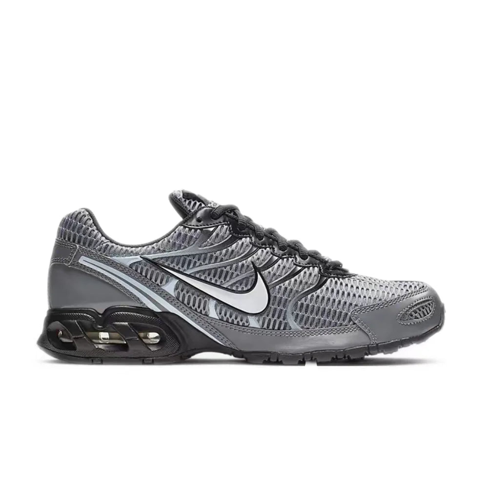 „Nike Air Max Torch 4“ vyriški žemi sportiniai bateliai – pilkos/sidabrinės spalvos, kasdienio stiliaus audinys, kvėpuojanti konstrukcija, ilgaamžiškumas 343846-012