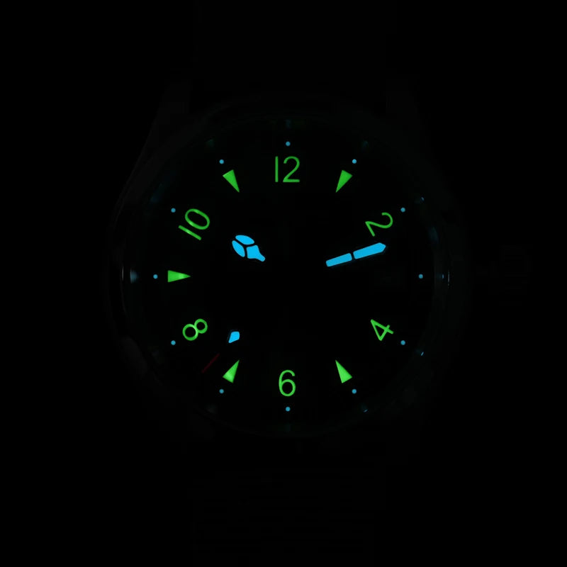 Militado ML08 Men Military Watch Ronda 515 Movement Sapphire Luminous Vintage Watches 10Bar Waterproof Stainless Steel Watch