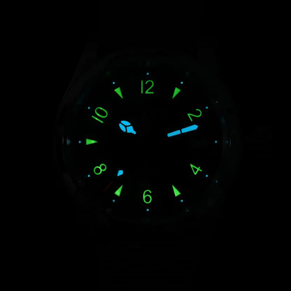 Militado ML08 Men Military Watch Ronda 515 Movement Sapphire Luminous Vintage Watches 10Bar Waterproof Stainless Steel Watch