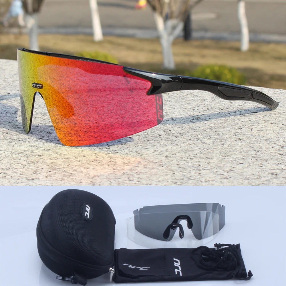 Ochelari de soare pentru ciclism marca NRC UV400 TR90, ochelari sportivi pentru bicicletă, MTB, mountain bike, pescuit, drumeții și călărie, pentru bărbați și femei