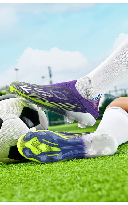 New Men's Football Boots Turf Comfortable Cleats Futsal Non Slip Soccer Shoes Sport Ultralight Fg Grass Indoor Adult Non-Slip
