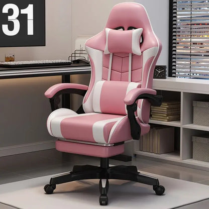 Ergonomická herná stolička do domácej kancelárie na dlhé hodiny, pre streamerov, nastaviteľná, polohovateľná, ľahká a odolná