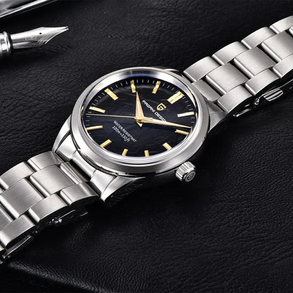 PAGANI DESIGN 40MM Men Quartz Watches Japan TMI VH31 Luxury Business Sapphire 316L Stainless Steel 100M Waterproof Watch For Men
