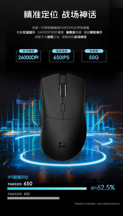 Metaphyuni Metapanda P1 Wireless Mouse P1 Pro Max Paw3395L Ow Latency Lightweight E-Sports Gaming Mouse Ergonomics Pc Gamer Gift