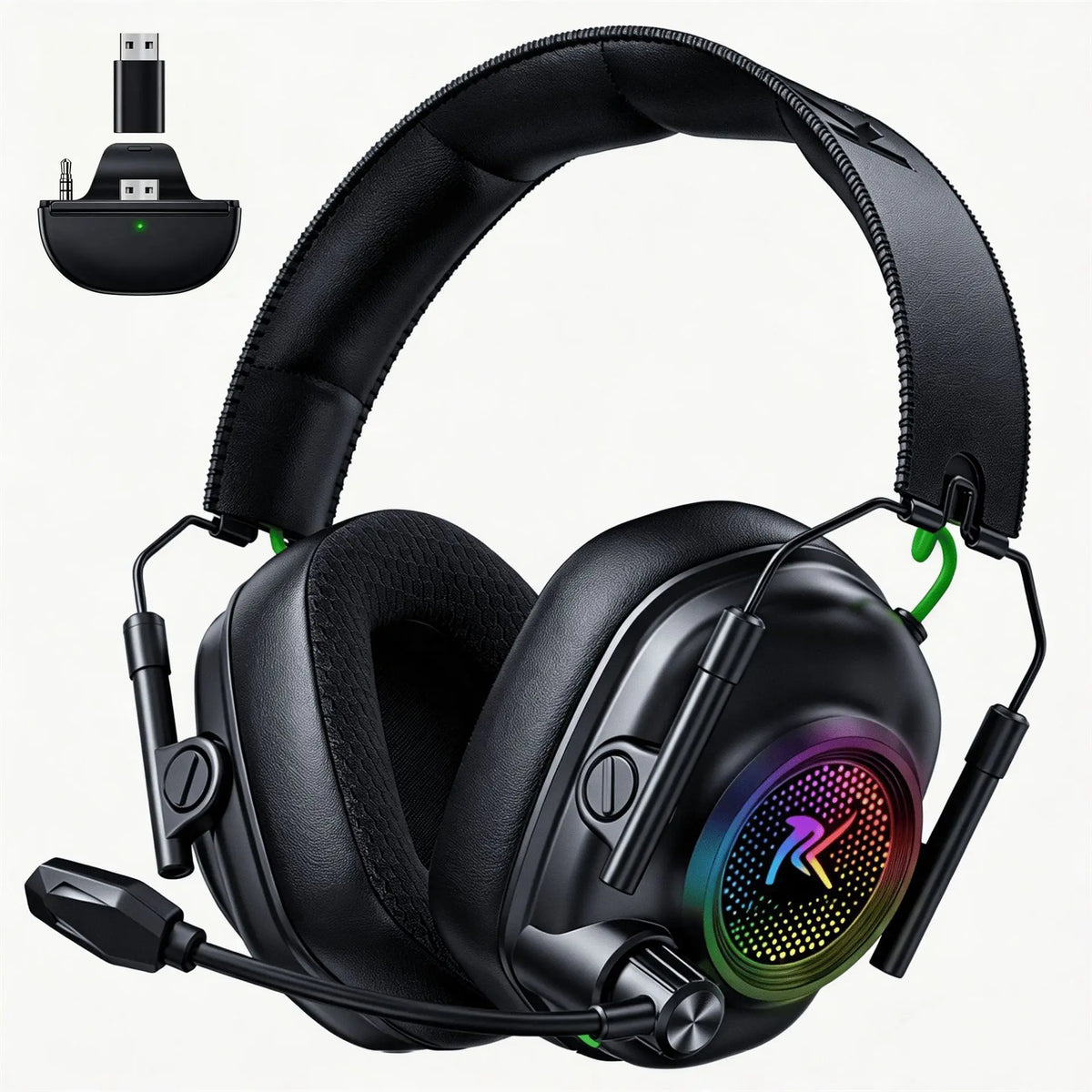 Casque Bluetooth spécifique Xbox, compatible multiplateforme, casque de jeu sans fil 2,4 GHz à réduction de bruit pour e-sport, vente en gros